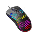 High Precision USB Wire RGB LED Optical Gamer Mouse for Gaming, Customizable Lighting, Durable Ergonomic Design